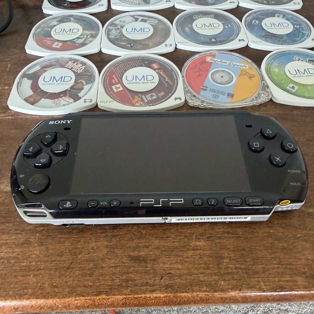 Sony PSP Bundle 12 UMD Games Movies Cases Tested Working READ Description - Picture 3 of 10